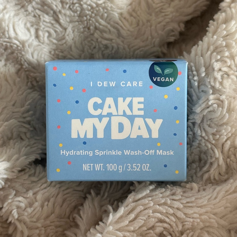 I DEW CARE Cake My Day Hydrating Sprinkle Wash-Off MASK New in Box
